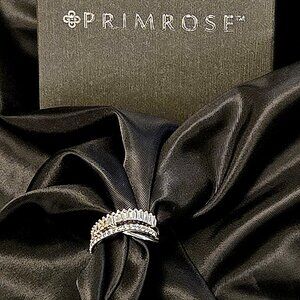 NWT CZ Sterling Silver Ring size 8